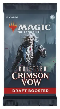 Magic: The Gathering Innistrad: Crimson Vow Draft Booster Busta 15 Carte (EN) - Image 1