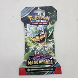 Pokemon Scarlet & Violet Twilight Masquerade Sleeved Booster Pack Artwork Varies - Image 1