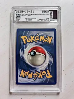 PSA 9 1st Edition Pokemon Murkrow (2000) Neo Genesis 24/111 Rare - Image 2