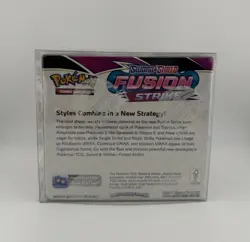 Fusion Strike Booster Box Pokemon Sword & Shield NEW SEALED - w/ Semi Rigid Case - Image 5