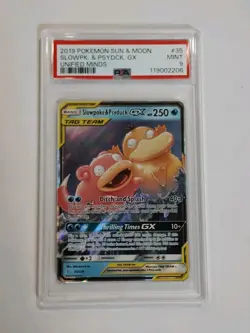 Pokemon Slab lot Pikachu , Ancient Mew, Tag Team Psyduck And Slowpoke - Image 2