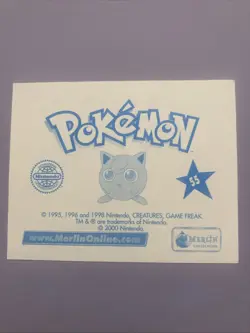 Nintendo Pokemon Merlin Sticker Series 2 #55 Episode 10 2000 - Image 4