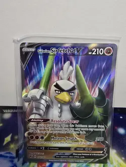 Pokemon Galarian Sirfetch'd V 174/185 SWSH Vivid Voltage FA Holofoil Rare NM - Image 1