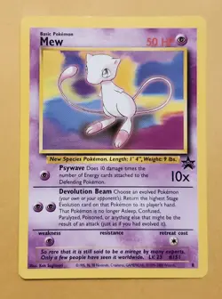 2000 Pokemon Mew Promo original owner never played - Image 1