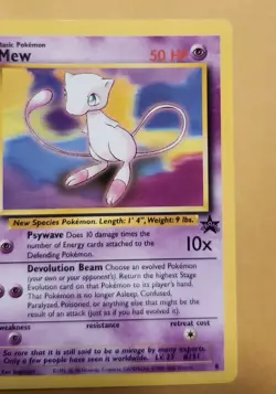 2000 Pokemon Mew Promo original owner never played - Image 5
