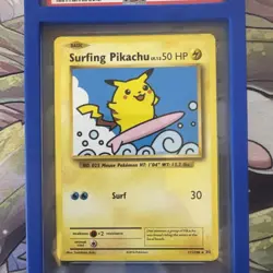 Pokemon TCG Surfing Pikachu Evolutions Secret Rare 111/108 PSA 10 2016 - Image 2