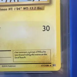 Pokemon TCG Surfing Pikachu Evolutions Secret Rare 111/108 PSA 10 2016 - Image 4