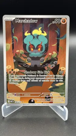 2025 Pokemon Mega Evolution Marshadow 146/132 Illustration Rare Holo - NM - Image 1
