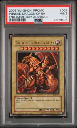 Yu-Gi-Oh The Winged Dragon Of Ra GBI-003 PSA 9 Mint - Image 1