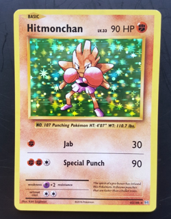 Hitmonchan - 62/108 - XY Evolutions Holo Rare Pokemon TCG 2016 - EXC/NM - Image 1