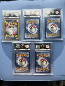 Pokemon TCG Ace Graded Slab Collection Bundle Job Lot 5 Graded Cards - Image 2