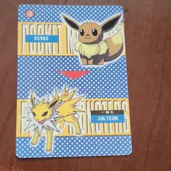 Pokemon Pocket Monsters Sandshrew Sandslash Eevee Jolteon Trading Cards Lot - Image 2