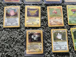 Vintage Pokemon Card Lot – Holo Cards – Zapdos, Dark Charizard Laminated - Image 4