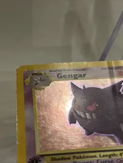 Gengar #5 5/62 Pokemon TCG Fossil 1st Edition Holo Rare Card WOTC 1999 Damaged - Image 4