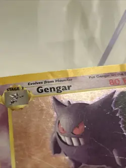 Gengar #5 5/62 Pokemon TCG Fossil 1st Edition Holo Rare Card WOTC 1999 Damaged - Image 5