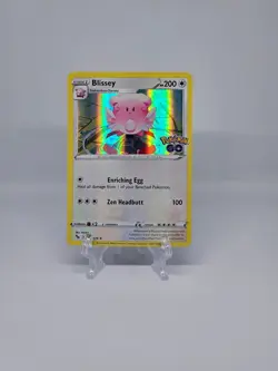 052/078 BLISSEY | RARE HOLO | POKEMON GO POKEMON CARD - Image 1
