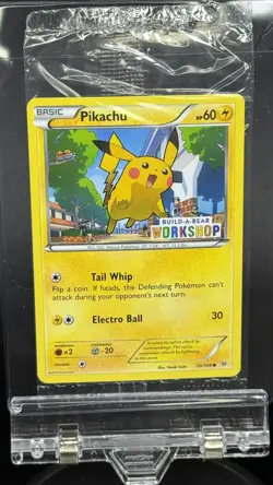 Build-A-Bear POKEMON TCG CARD - PIKACHU 20/108 (SEALED) N/MINT - Image 3