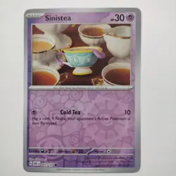 Pokemon Card 097/197 Sinistea / Obsidian Flames - Reverse Holo - Image 1