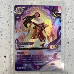 Disney Lorcana TCG Character Card Pocahontas-Peacekeeper Foil 241/204 - Image 2