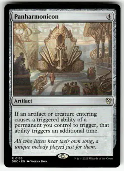 PANHARMONICON #135 MTG COMMANDER: AETHERDRIFT RARE - Image 1