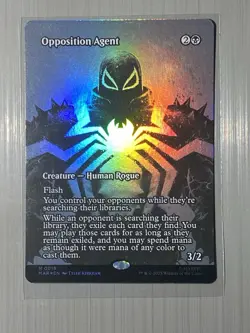 Opposition Agent (Borderless) 19 M Marvel Universe Eternal-Legal NM Foil - Image 1