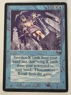 Magic the Gathering MTG Legends Recall MP (Beta Bob) - Image 1