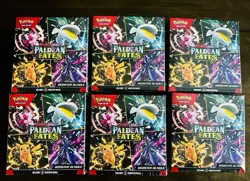 Pokemon TCG Scarlet & Violet Paldean Fates Booster Bundle - Lot Of 6 *IN HAND* - Image 1