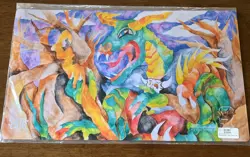 Brain Dead x Secret Lair Sakura-Tribe Elder Playmat MTG IN HAND - Image 1