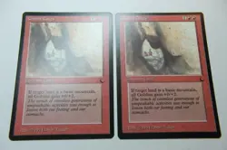 MTG Goblin Caves x2- -The Dark-Lightly Played - Image 1