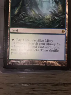Magic The Gathering Misty Rainforest #220 Zendikar Regular AA - Image 3