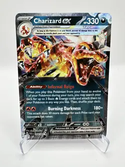 Charizard ex 054/091 SV: Paldean Fates Holo Pokemon Near Mint - Image 1