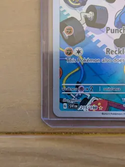 Pokemon TCG Riolu 215/198 Illustration Rare Scarlet & Violet Base Set Holo NM/M - Image 3