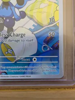 Pokemon TCG Riolu 215/198 Illustration Rare Scarlet & Violet Base Set Holo NM/M - Image 5