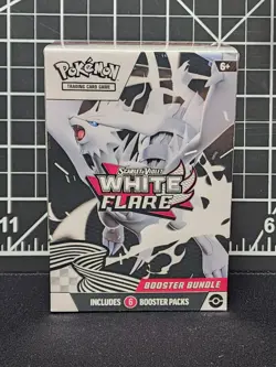 Pokemon TCG Scarlet & Violet White Flare Booster Bundle 6 Booster Packs New - Image 1