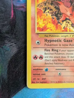 Pokemon TCG Brock's Vulpix 37/132 WOTC Stamped - Image 4