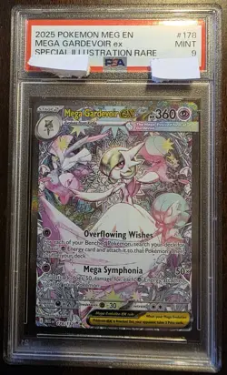 2025 POKEMON MEGA EVOLUTION SPECIAL ILLUSTRATION RARE MEGA GARDEVOIR EX PSA 9 - Image 1