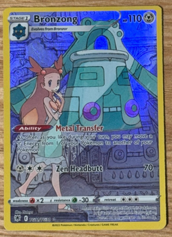 Pokemon TCG Bronzong Tg11/Tg30 Sword & Shield Mfg-Astral Radiance Holo Rare NM - Image 2