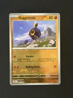 Roggenrola 046/086 - Pokemon TCG - Scarlet & Violet White Flare (Masterball) - Image 1