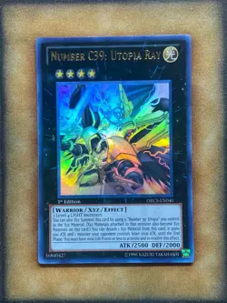 Yugioh Number C39: Utopia Ray ORCS-EN040 Ultra Rare 1st Ed NM - Image 1