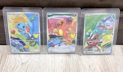 Pokemon TCG First Partner Illustration Collection Series 1 Kanto GEN 1 Starters - Image 1