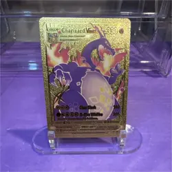 Pokemon Charizard VMAX Gold Foil Card - Image 1