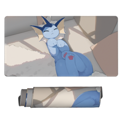 Vaporeon - Board Card Game Pokemon Playmat Game Mousepad Play Mat of TCG 2253 - Image 1
