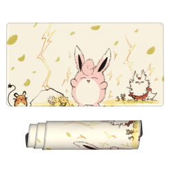 Dedenne - Board Card Game Pokemon Playmat Game Mousepad Play Mat of TCG 2237 - Image 1