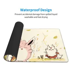 Dedenne - Board Card Game Pokemon Playmat Game Mousepad Play Mat of TCG 2237 - Image 3