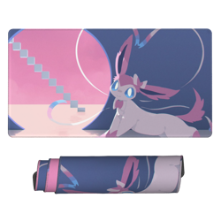 Sylveon - Board Card Game Pokemon Playmat Game Mousepad Play Mat of TCG 2249 - Image 1
