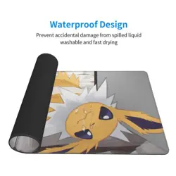 Jolteon - Board Card Game Pokemon Playmat Game Mousepad Play Mat of TCG 2244 - Image 3