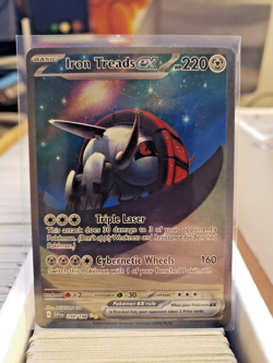 Iron Treads ex 248 Pokemon TCG Scarlet & Violet Special Illistration Rare NM NP - Image 1