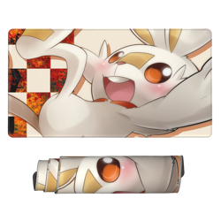 Scorbunny - Board Card Game Pokemon Playmat Game Mousepad Play Mat of TCG 2286 - Image 1