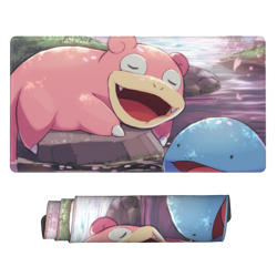 Quagsire Slowpoke Board Card Game Pokemon Playmat Game Mousepad Play Mat of TCG - Image 1