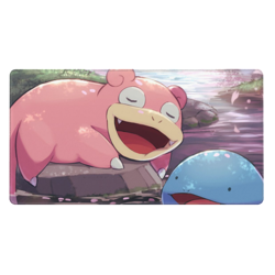 Quagsire Slowpoke Board Card Game Pokemon Playmat Game Mousepad Play Mat of TCG - Image 2